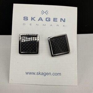 Vintage‎ Skagen Cufflinks Silver Tone